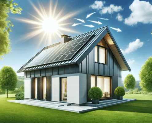 Synergy between roofing and siding for energy efficiency