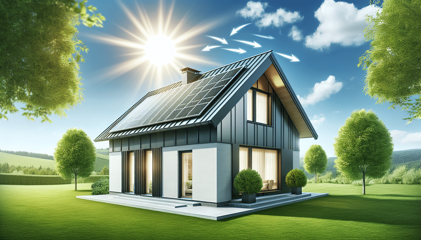Synergy between roofing and siding for energy efficiency