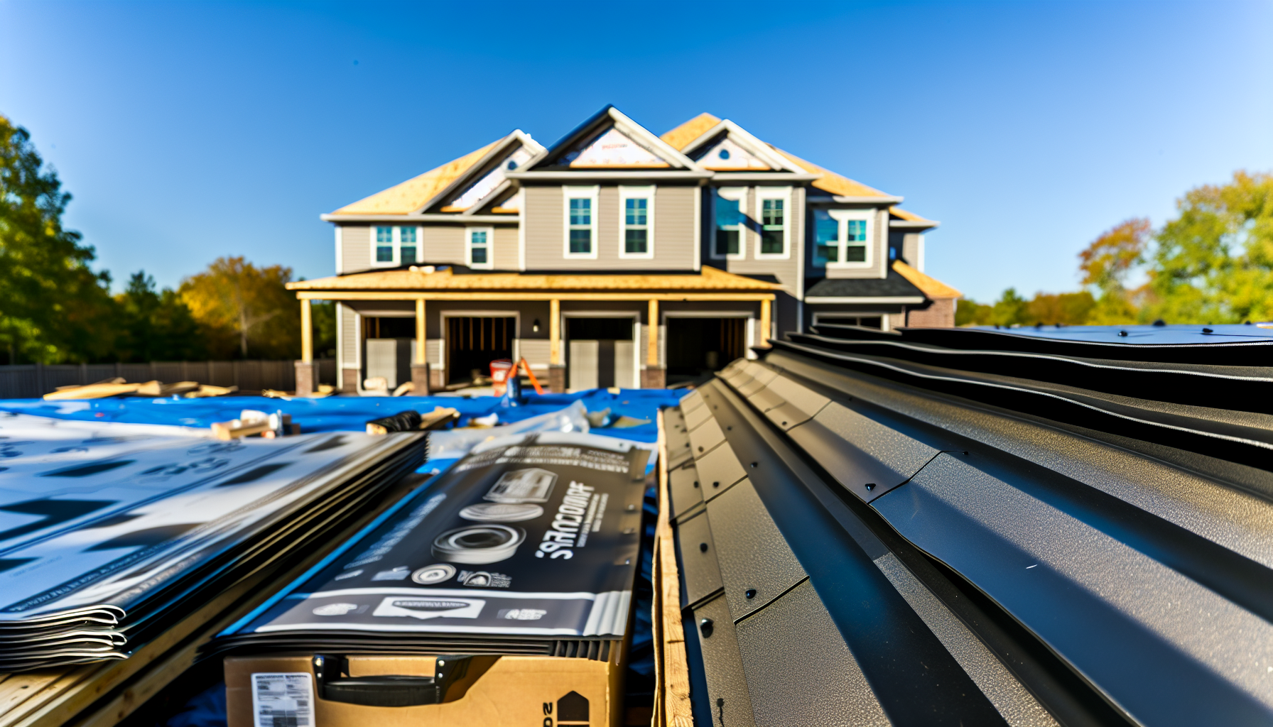 Roofing materials and construction designed to withstand severe weather