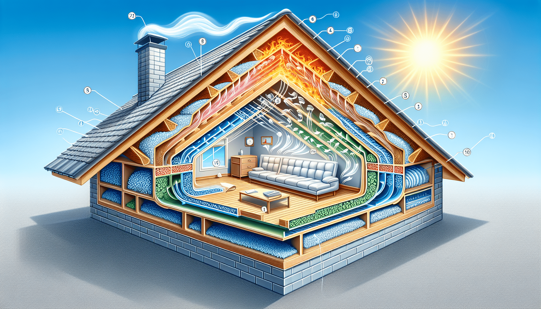 Proper attic ventilation and insulation for energy efficiency
