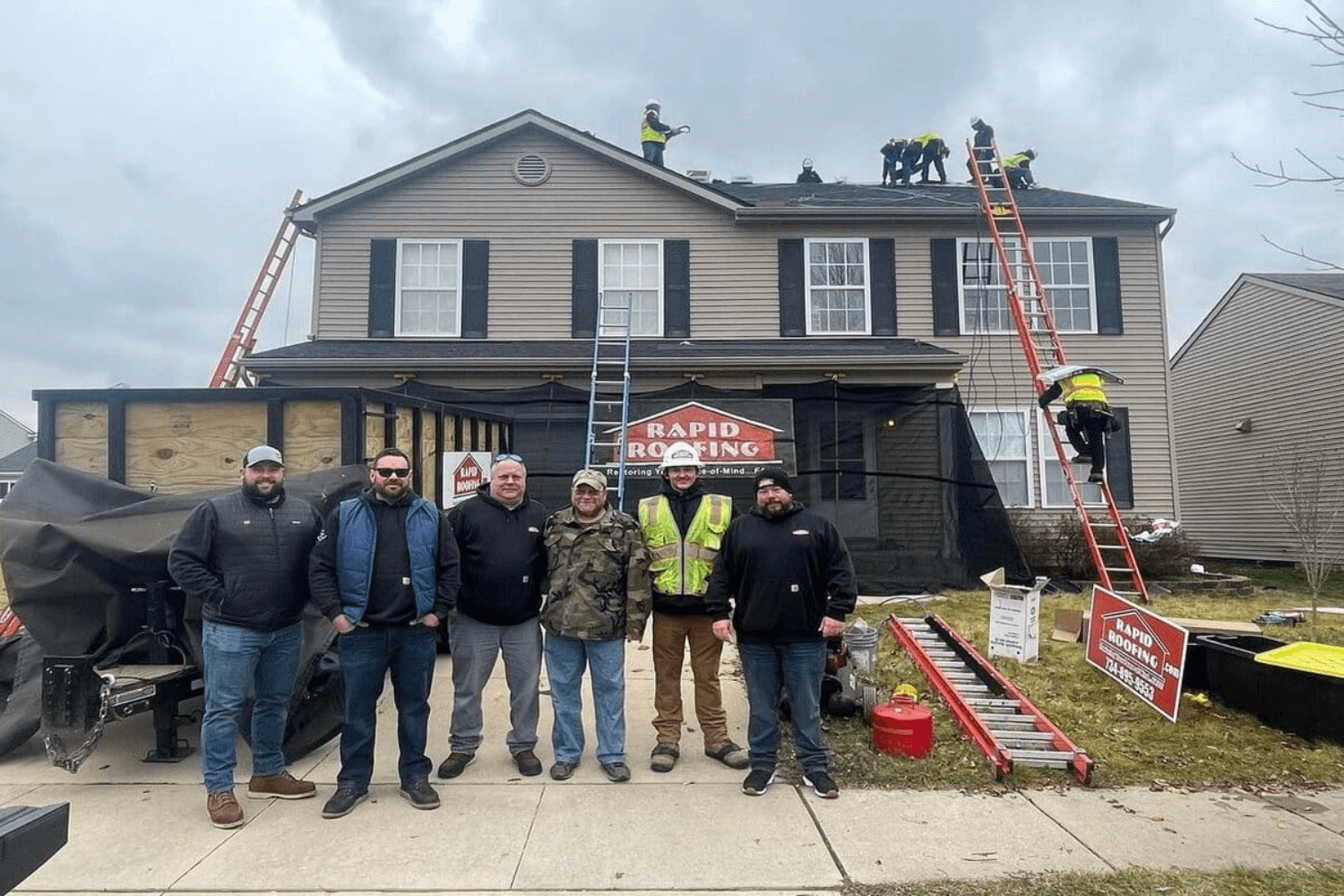 Our Professional Roofing Team Serving Sterling Heights and Surrounding Areas