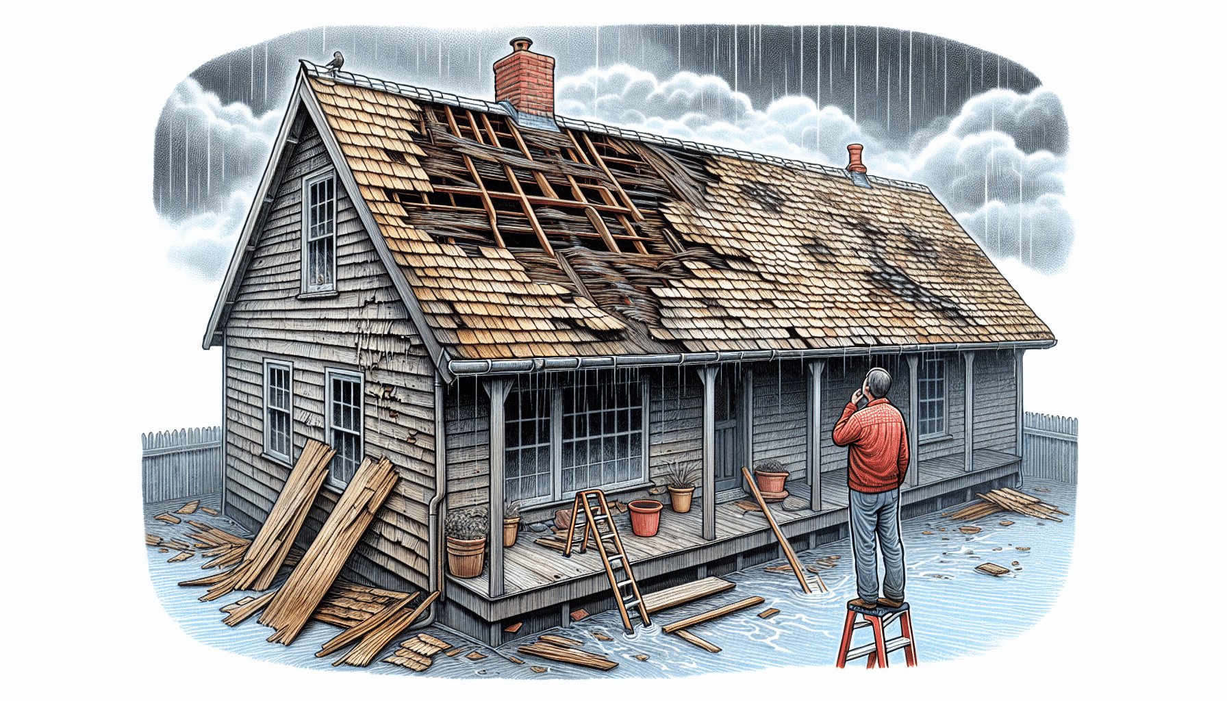 Roof damage and repair necessity