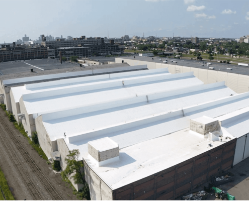 Commercial Roofing TPO Metal Membrane Replacement and Repair in Michigan and Ohio