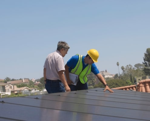 Illustration of regular roof inspections