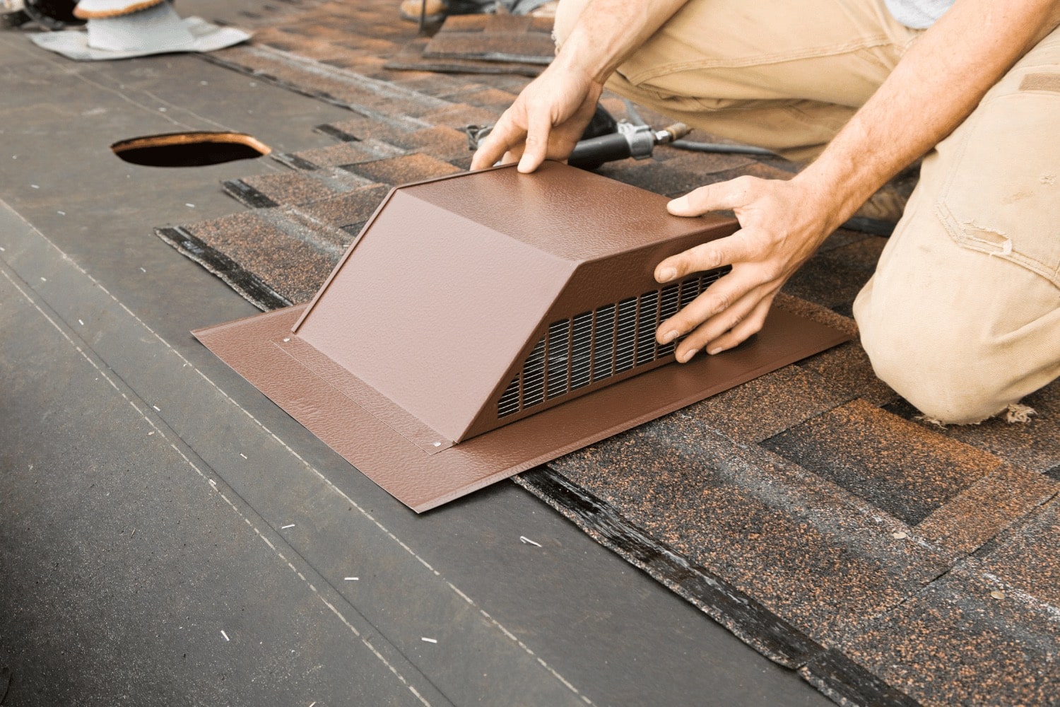 Solar-powered attic vents harnessing renewable energy