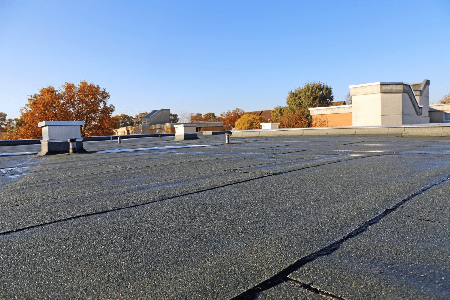 Commercial flat roof replacement