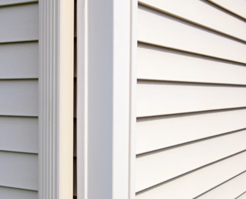 white siding corner Sterling Heights