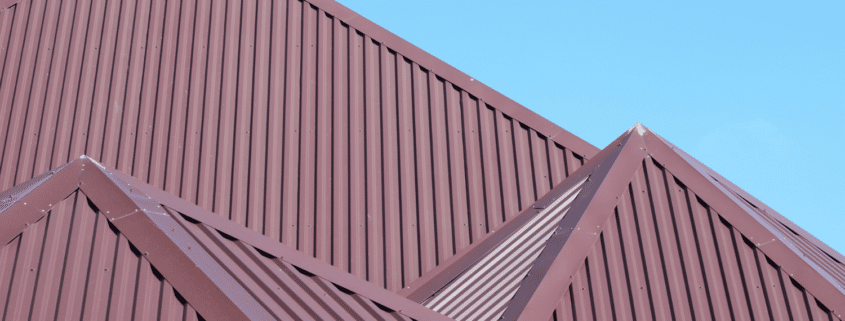 Illustration of different types of standing seam metal roofing panel