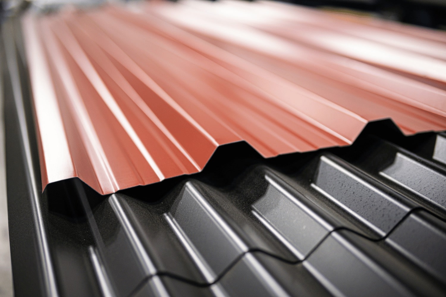 Illustration of metal roofing for flat roofs - 1