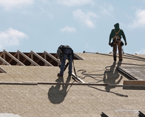 Maintenance and replacement of roof sheathing