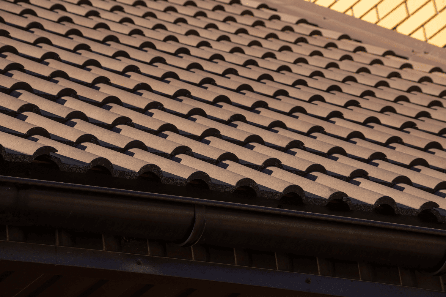 An illustration comparing high-end roofing materials.