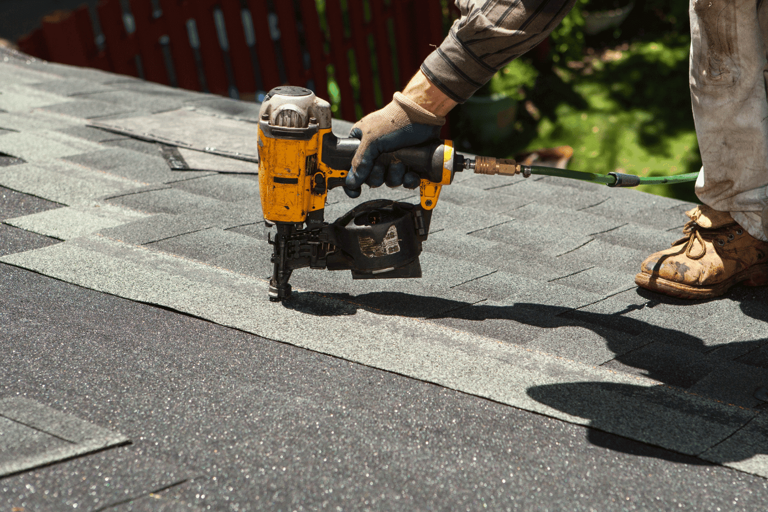 Various roofing materials including metal roofs, asphalt shingles, and slate roofs.